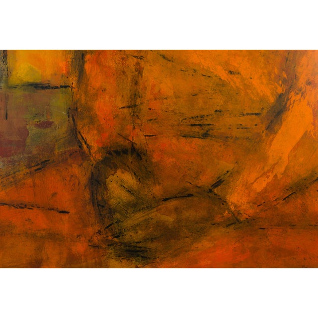 Mid-Century Modern Christian Bjørn Larsen, Girl, 1965, Gouache on Paper For Sale - Image 3 of 9