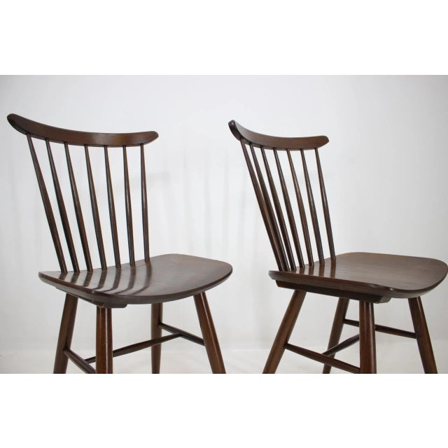1960s Scandinavian Style Dining Chairs, 1960s, Set of 4 For Sale - Image 5 of 9