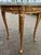 1860s French Louis XVI Gold Beech Marble Side Table For Sale - Image 6 of 13