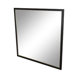 46" Square Ebony Beveled Mirror