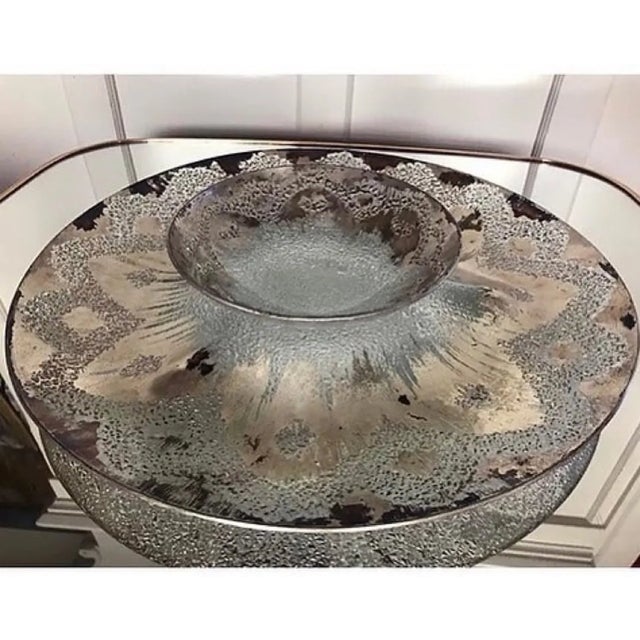 Dorothy Thorpe 1960s Mid-Century Modern Dorothy Thrope Atomic Splash Chip & Dip Server For Sale - Image 4 of 7