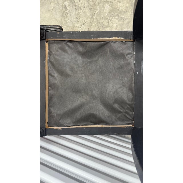 Set of 6 Regency Style Dining Chairs – Rich Ebonized Frames With Rope-Twist Detailing For Sale - Image 13 of 13