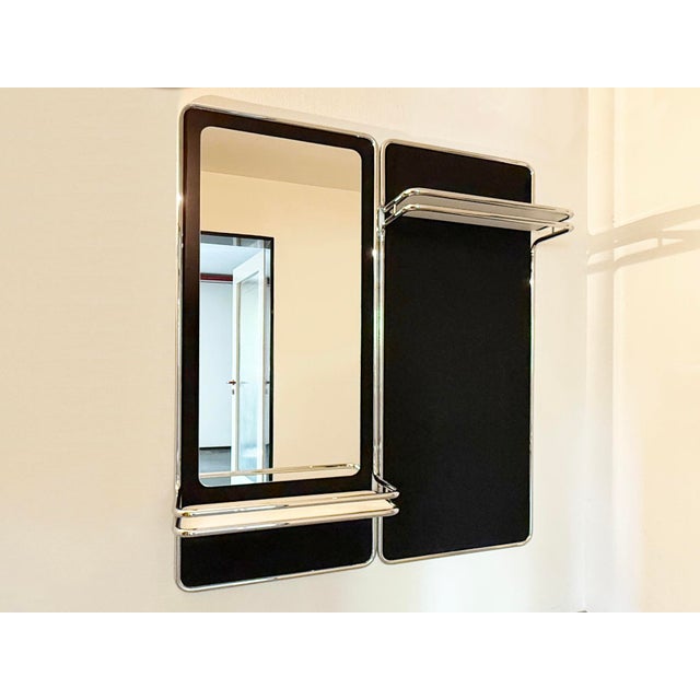 Wall Coat Rack with Mirror from Läsko, Germany, 1970s, Set of 2 For Sale - Image 4 of 6