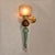 1990s Petrol Blue, Beige Murano Glass Sconces - a Pair For Sale In Dallas - Image 6 of 15