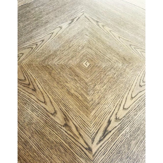 Romweber 48" Round Viking Oak Table - Vintage Mid 20th Century For Sale In Saint Louis - Image 6 of 9