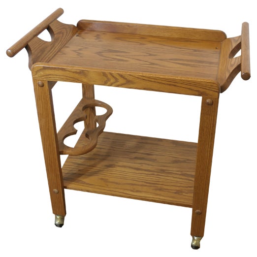 Mid-Century Italian Cocktail Butlers Tray Trolley, 1960s For Sale