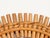 Gold Round Mirror in Bamboo, Rattan and Woven Wicker by Franco Albini, Italy, 1960s For Sale - Image 8 of 10
