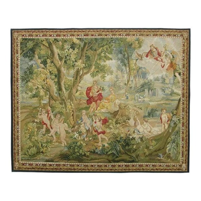 Vintage Tapestry Depicting Royal Nobles For Sale - Image 9 of 9