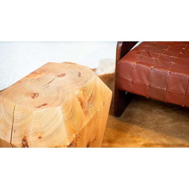 Studio Craft After Jb Blunk Pine Wood Side Tables - A Pair For Sale - Image 16 of 16