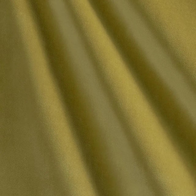 SAMPLE - Schumacher Rocky Performance Velvet Fabric In Celery For Sale