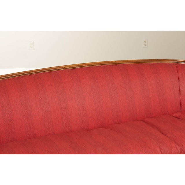 French Louis XV Style Walnut Upholstered Sofa For Sale - Image 4 of 18
