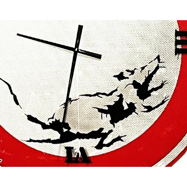 DVERSO (Dutch b. 1974) 'Tic Toc Clock' (2020) Original on Street Sign For Sale - Image 4 of 8