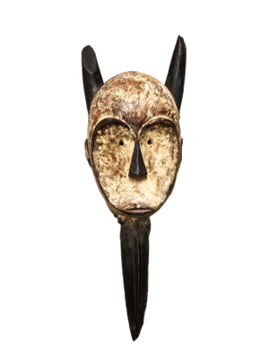 1970s African Dan Bird Mask with Beak