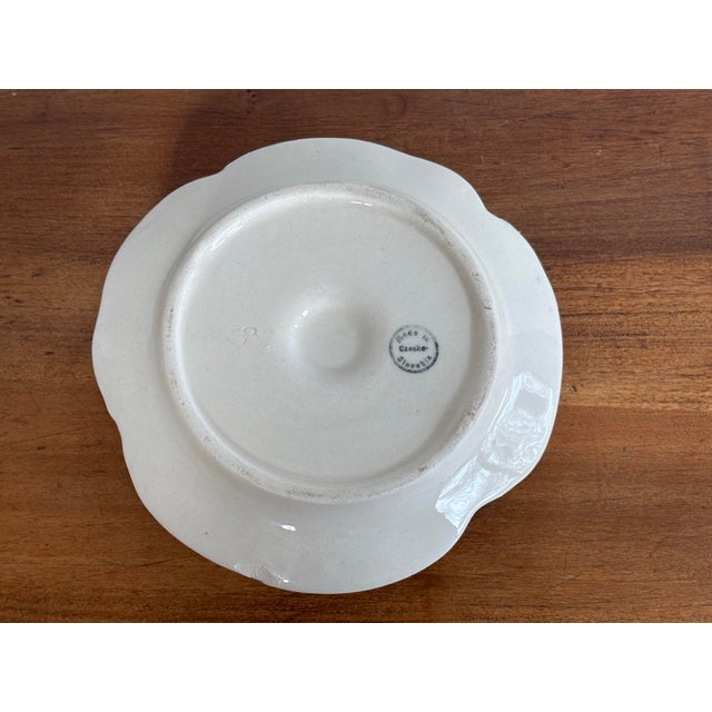 Petite Mid-Century European Delft Style Candleholder For Sale - Image 6 of 8