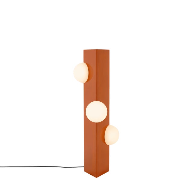 High Sfera Orange Glaze Lamp from Pulpo For Sale - Image 18 of 18