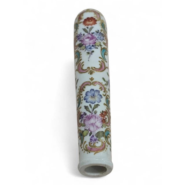 Ceramic Hand-Painted Porcelain Door Handle, 19th Century For Sale - Image 7 of 11