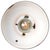 1950s Vintage Industrial British Pendant Lamp in Enamel, Cast Iron, and Glass from Maxlume For Sale - Image 5 of 8