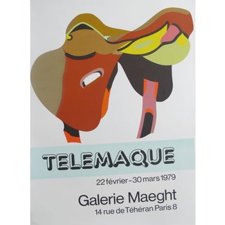 1979 Hervé Télémaque Exhibition Poster, Galerie Maeght For Sale