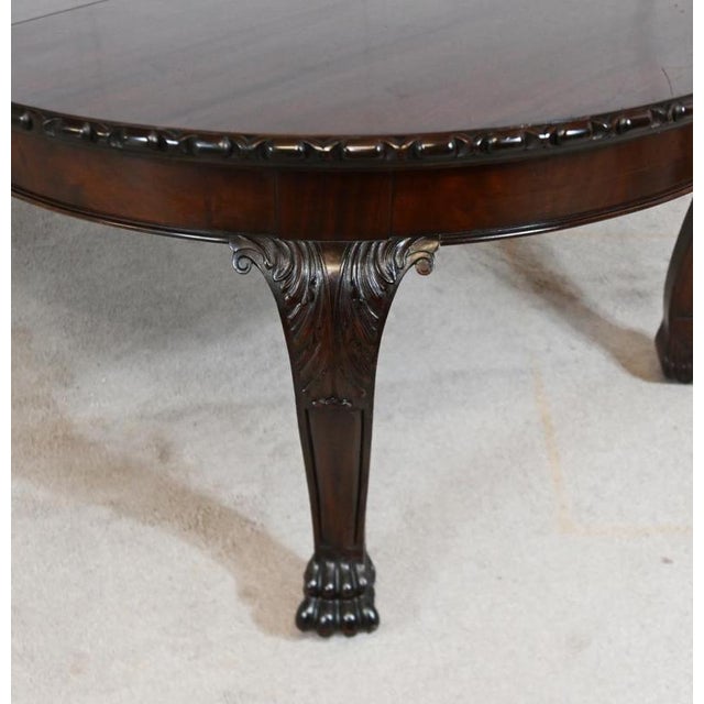 Victorian Mahogany Dining Set from Gillows of Lancaster, 1890, Set of 9 For Sale - Image 13 of 13