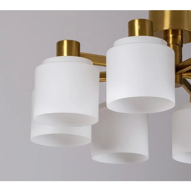 1960s Swedish Ceiling Light attributed to Boréns, Sweden, 1960s For Sale - Image 5 of 11