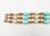 Turquoise Vintage 1960s Signed Napier Book Piece Faux-Pearl & Faux-Turquoise Bead Bracelet For Sale - Image 8 of 10