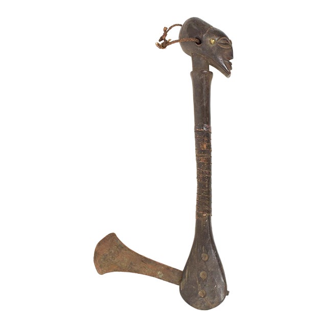 Early 20th Century Songye Kifwebe Axe For Sale