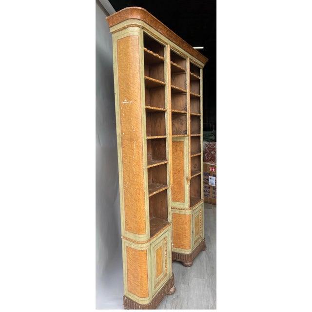 18th Century Early 18th Century Italian or Gustavian Paint Decorated Bookcase For Sale - Image 5 of 5