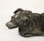 English 20th Century Reconstituted Black Stone Dog Garden Ornament, England For Sale - Image 3 of 9
