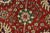Red Tabriz Rug 10'2'' X 12'8'' Red Wool Vintage Traditional Hand-Knotted Carpet For Sale - Image 8 of 15