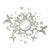 Global Views Butterfly Mirror – Nickel Plated Brass Sculptural Wall Mirror (2 Available) For Sale
