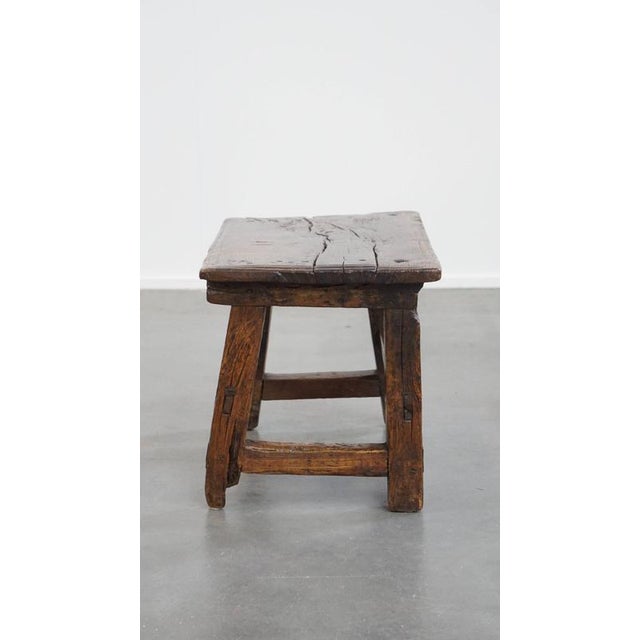 Antique Spanish Side Table or Stool, 16th Century For Sale - Image 3 of 14