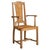 French Wood + Rush Armchair in Style of Francis Jourdain, 1950s - 2 Available For Sale
