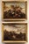 Jacques Courtois Il Borgognone, Battle Scenes, 1670, Oil on Canvases, Framed, Set of 2 For Sale - Image 16 of 16