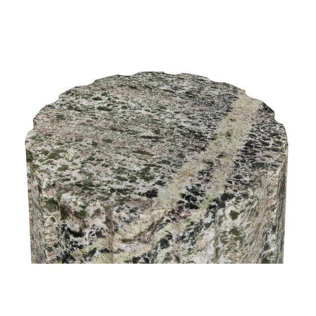 Metal Pair of Classical Solid Marble Stop-Fluted Columns Pedestals For Sale - Image 7 of 18