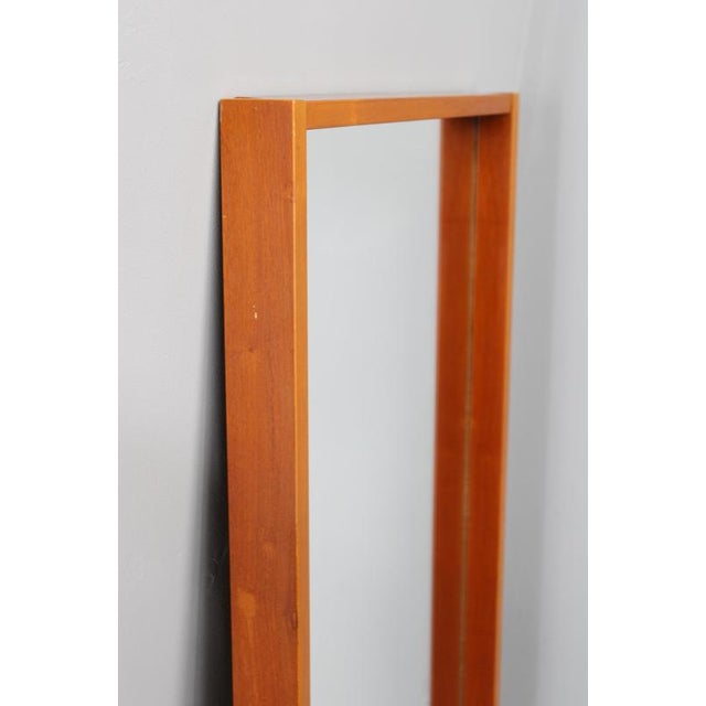 Mid-Century Standing Mirror with Shelf, Former Czechoslovakia, 1960s For Sale - Image 3 of 10