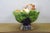 Antique Italian Majolica Footed Banana Leaf Centerpiece Monteith Bowl 26" For Sale - Image 10 of 17