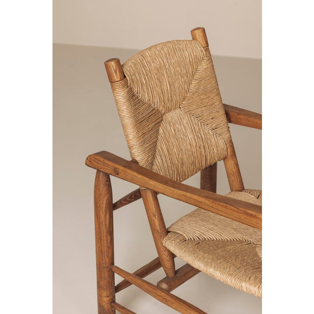 Set of Vintage Chamrousse Armchairs by Charlotte Perriand for Steph Simon, 1940s For Sale - Image 16 of 18
