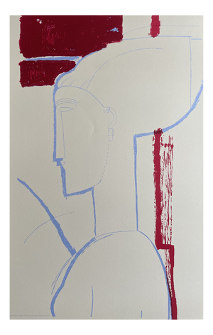 Amedeo Modigliani, Sculptural Head, 2000s, Paper