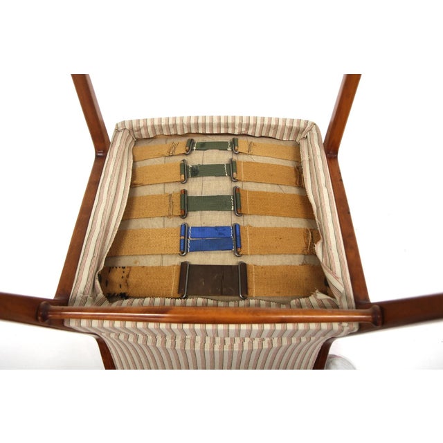 Vintage Swedish Armchair in Birch, 1950s For Sale - Image 9 of 10