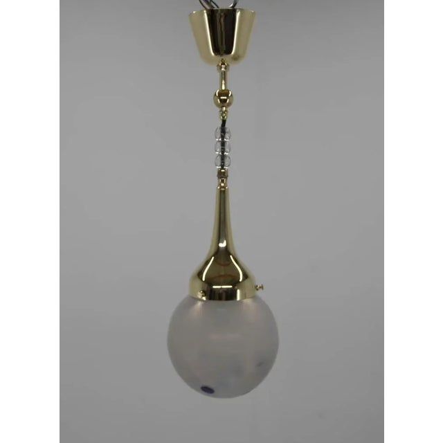 Metal Small Art Nouveau Pendant, 1920s For Sale - Image 7 of 8