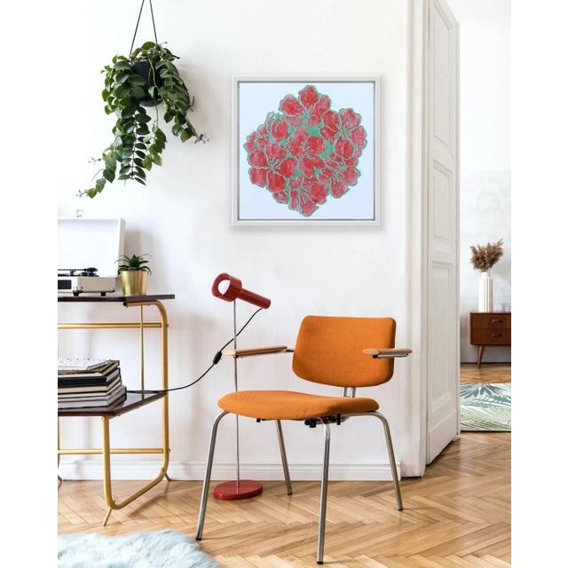 This is an original woodblock print from my ongoing series Wall Flowers, which explores the fabrics and patterns found in...