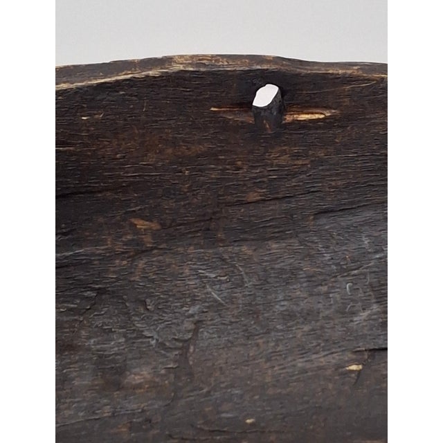 Wood Authentic Marka African Mask Mali - Hammered Brass & Copper Over Wood Tribal Art For Sale - Image 7 of 18