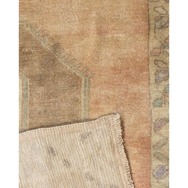1940s Vintage Circa 1940 Turkish Oushak Area Rug 5ft 1in X 9ft 5in For Sale - Image 5 of 10