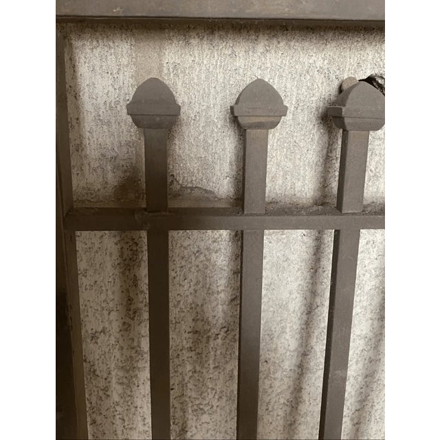 Victorian Antique Bronze Bank Teller Window For Sale - Image 3 of 4