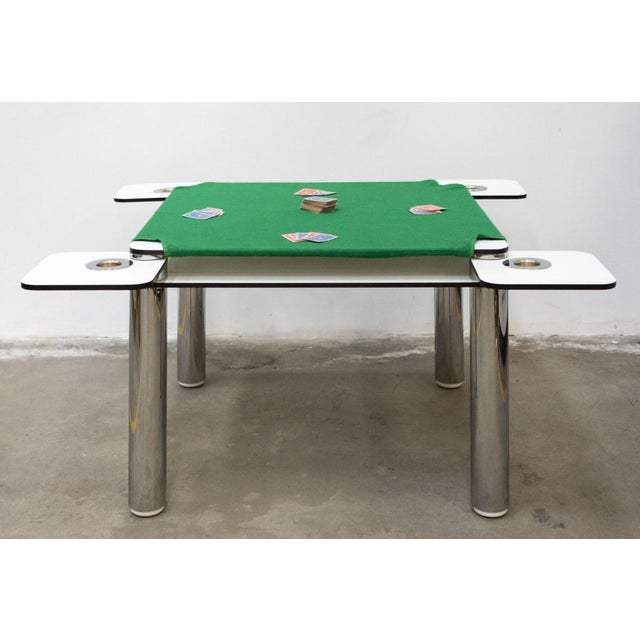 Poker Table by Zanotta, 1960s For Sale - Image 11 of 13