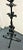 Sculptural Wrought Iron Floor Candle Stand For Sale - Image 10 of 12