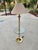 Mid-Century Modern Vintage Stiffel Model #3622 (Mcm) Brass Lotus Lily Parzinger Floor Lamp Featuring Integrated Glass End Table For Sale - Image 3 of 17