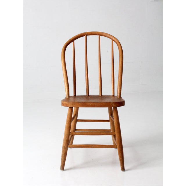 Antique Windsor Style Bow Back Dining Chair For Sale - Image 11 of 14