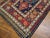 1930s Blue Navy Geometric Tribal Antique Persian Kurdish Rug 4'2" X 9'10" Handknotted Wool Carpet For Sale - Image 4 of 5