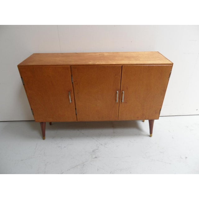 Vintage Sideboard with Three Doors, 1950s, in Very Good conditions. Designed 1950 to 1959